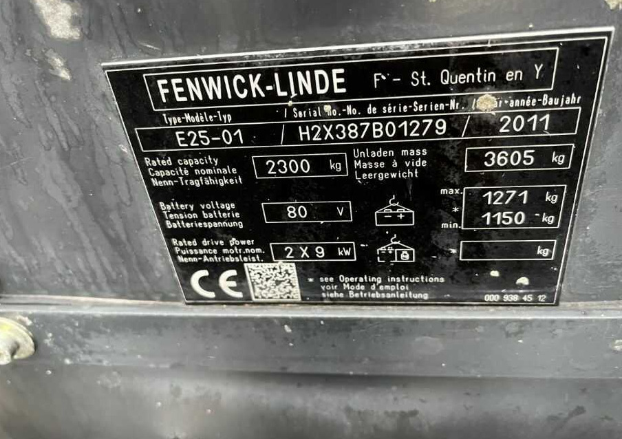 Linde E25-01 - Elektrostapler: das Bild 4 Linde E25-01 - Elektrostapler: das Bild 4