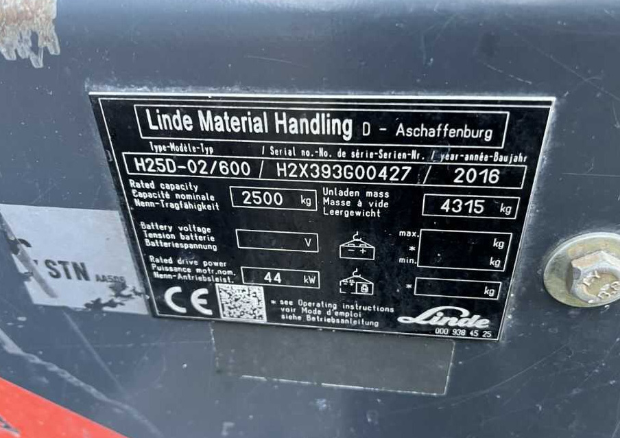 Linde H25D-02/600 - Dieselstapler: das Bild 4 Linde H25D-02/600 - Dieselstapler: das Bild 4
