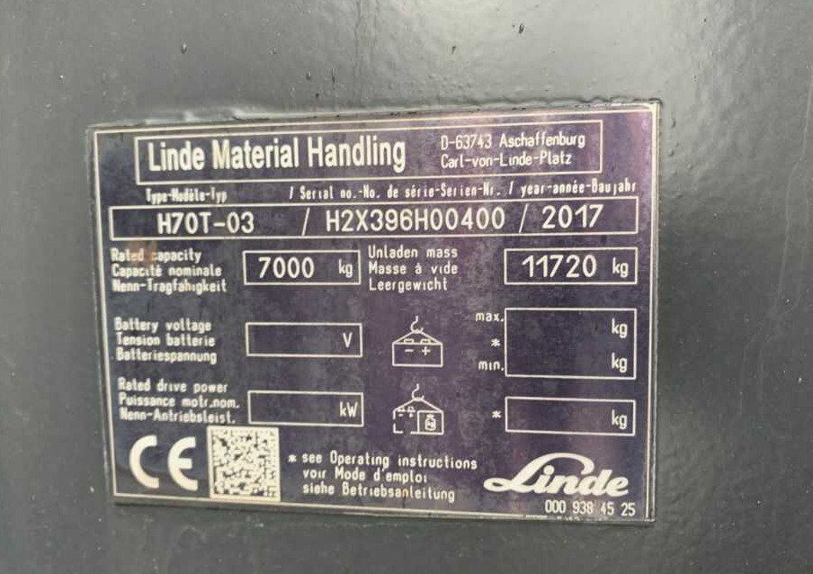 Linde H70T-03 - Treibgasstapler: das Bild 2 Linde H70T-03 - Treibgasstapler: das Bild 2
