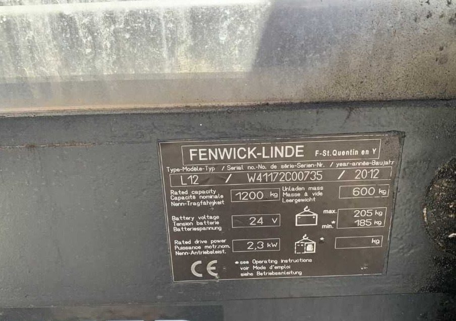 Linde L12 - Hochhubwagen: das Bild 4 Linde L12 - Hochhubwagen: das Bild 4