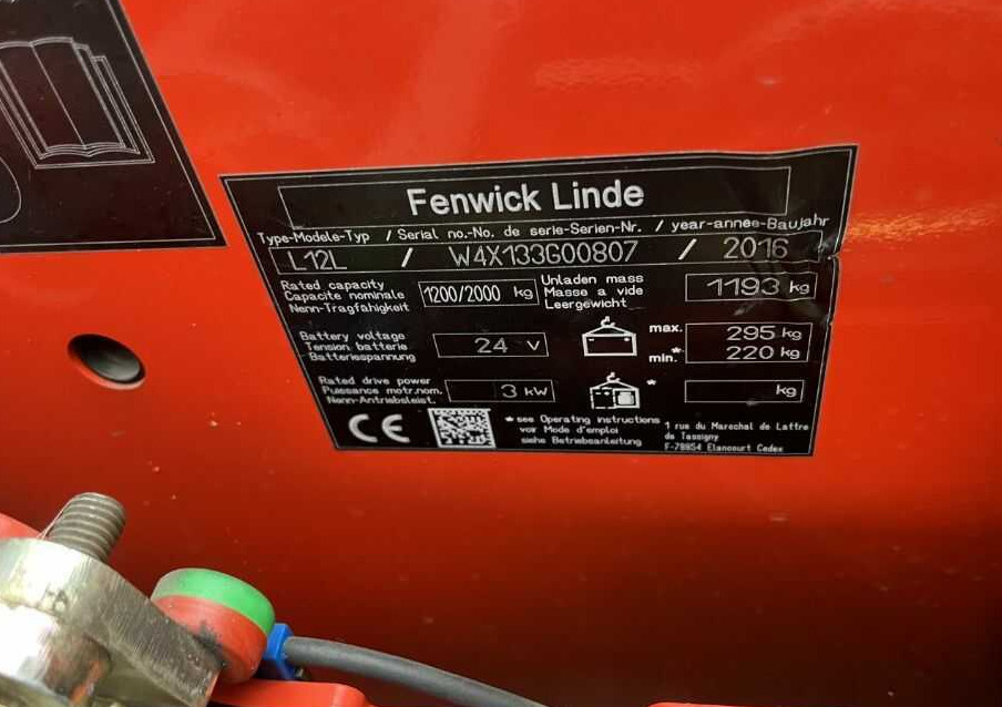 Linde L12L - Hochhubwagen: das Bild 4 Linde L12L - Hochhubwagen: das Bild 4