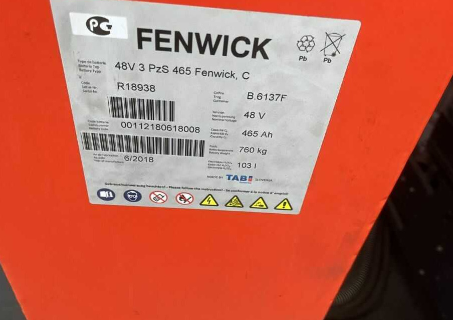 Schubmaststapler Linde R12B-01: das Bild 8