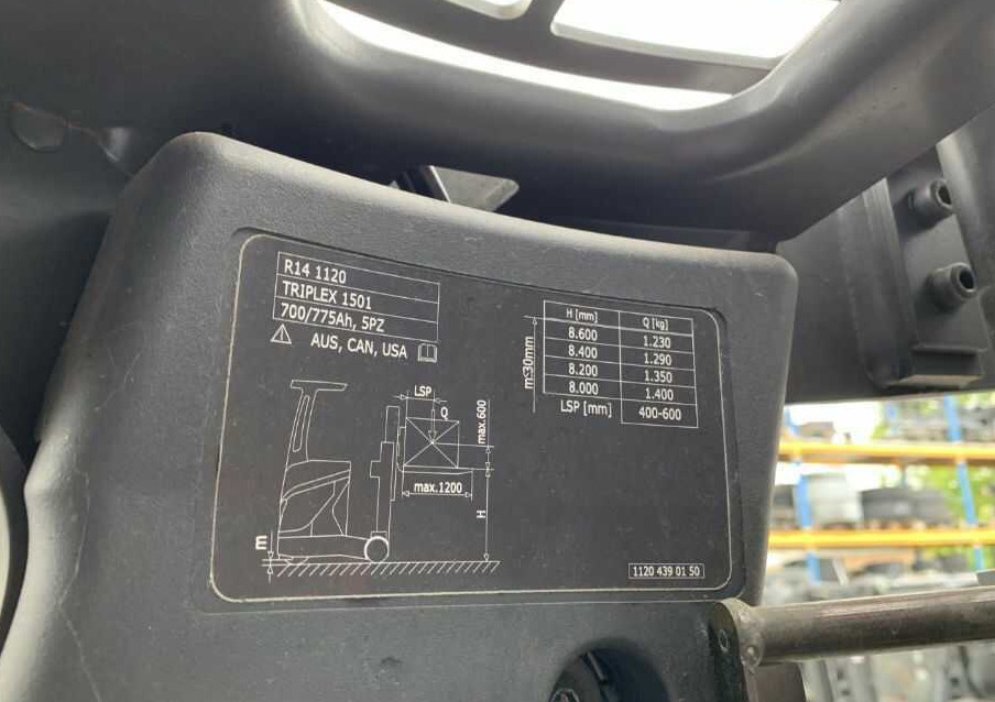 Schubmaststapler Linde R14-01: das Bild 6 Schubmaststapler Linde R14-01: das Bild 6