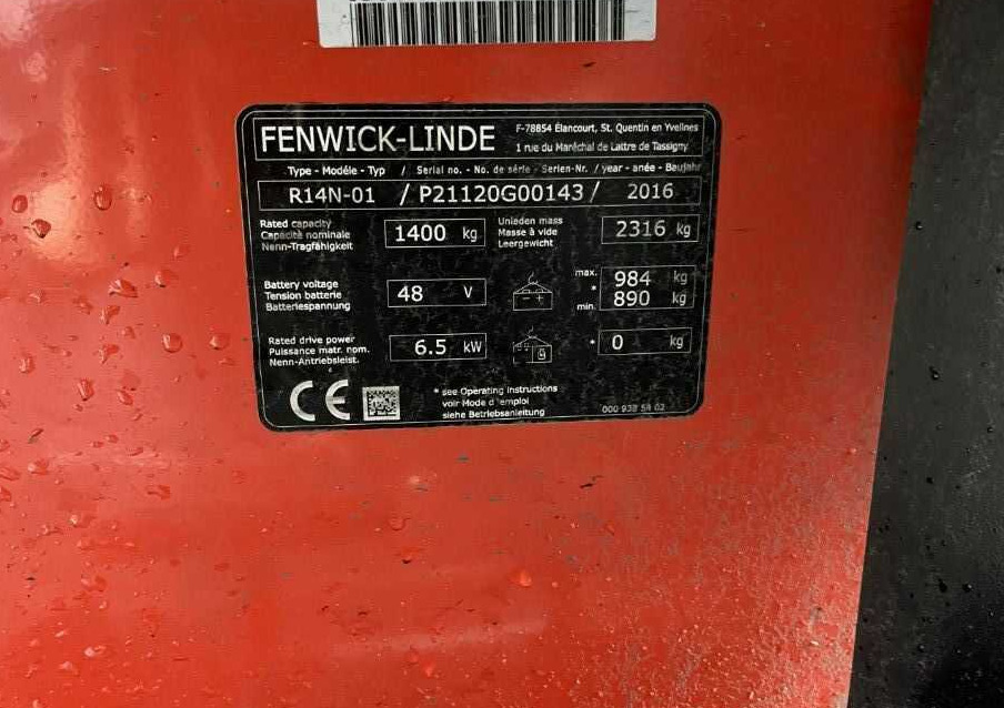 Linde R14SN - Schubmaststapler: das Bild 4 Linde R14SN - Schubmaststapler: das Bild 4