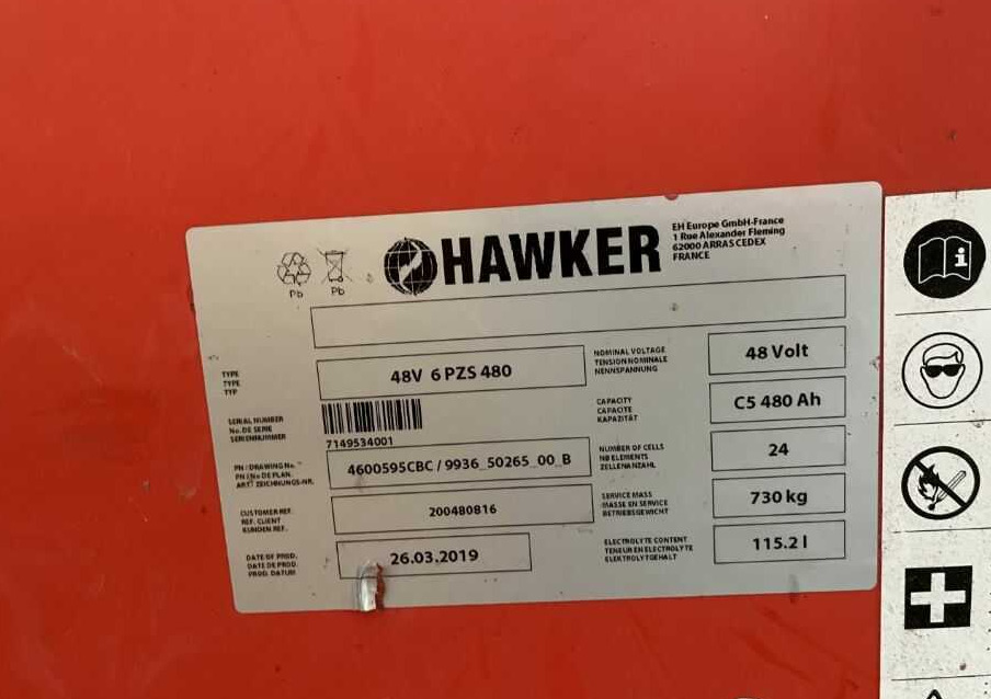 Schubmaststapler Linde R14X: das Bild 8