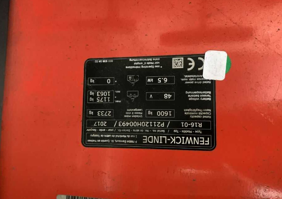 Linde R16-01t - Schubmaststapler: das Bild 4 Linde R16-01t - Schubmaststapler: das Bild 4
