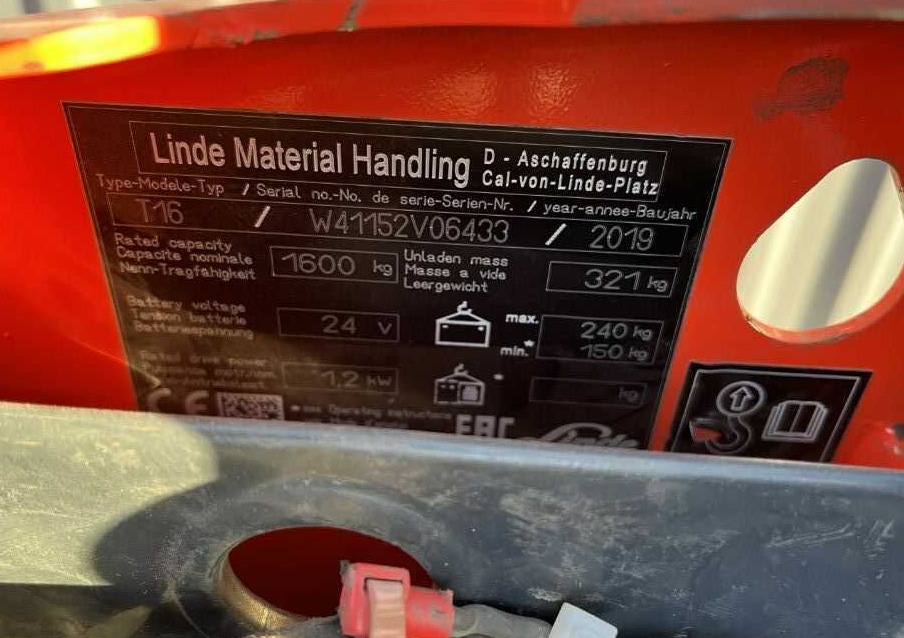 Linde T16 - Niederhubwagen: das Bild 4 Linde T16 - Niederhubwagen: das Bild 4