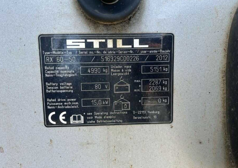 Still RX60-50 - Elektrostapler: das Bild 4 Still RX60-50 - Elektrostapler: das Bild 4