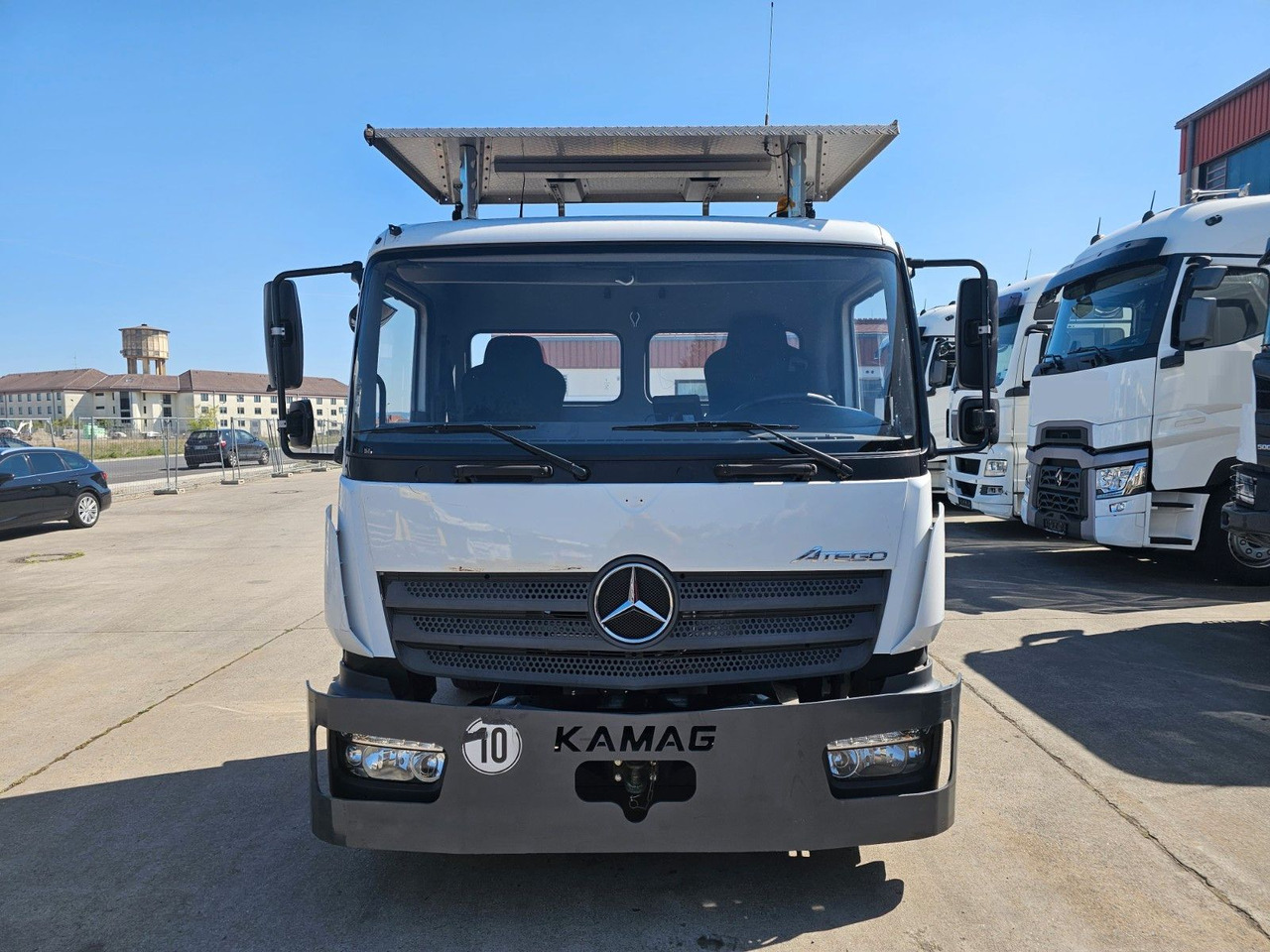 Mercedes-Benz KAMAG * WBH25 * UMSETZER * KLIMA * STANDHEIZ. * - Containerwagen/ Wechselfahrgestell LKW: das Bild 2 Mercedes-Benz KAMAG * WBH25 * UMSETZER * KLIMA * STANDHEIZ. * - Containerwagen/ Wechselfahrgestell LKW: das Bild 2