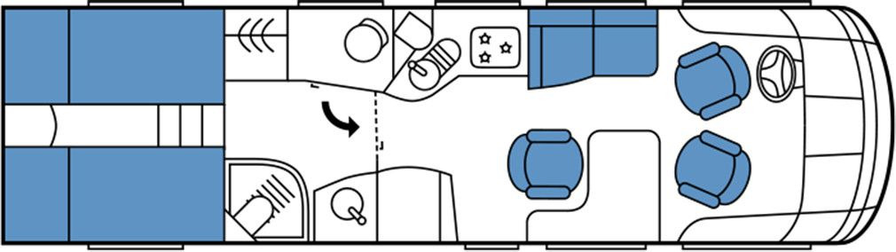 Integriertes Wohnmobil Niesmann + Bischoff Flair 880 BE: das Bild 11