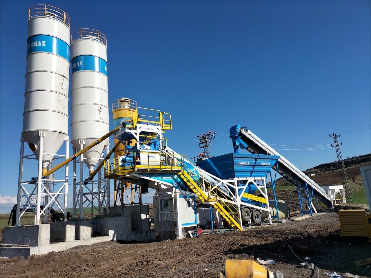 Promax Mobile Concrete Batching Plant PROMAX M100-TWN (100m³/h) - Betonmischanlage: das Bild 3 Promax Mobile Concrete Batching Plant PROMAX M100-TWN (100m³/h) - Betonmischanlage: das Bild 3
