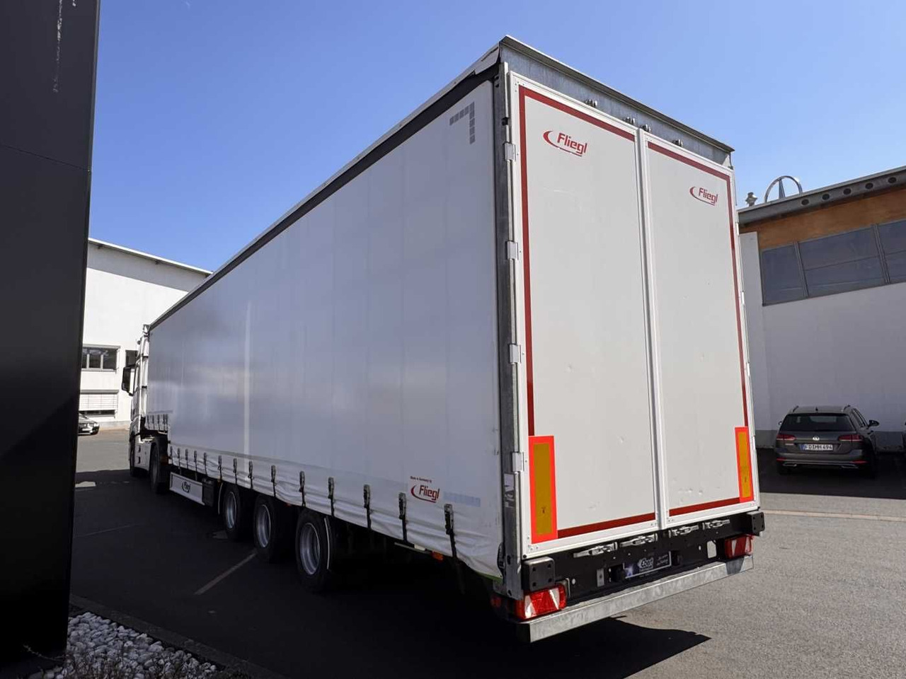 Tieflader Auflieger Fliegl SDS 350 Schiebeplane+Verdeck XL SAF 20.900Km: das Bild 7