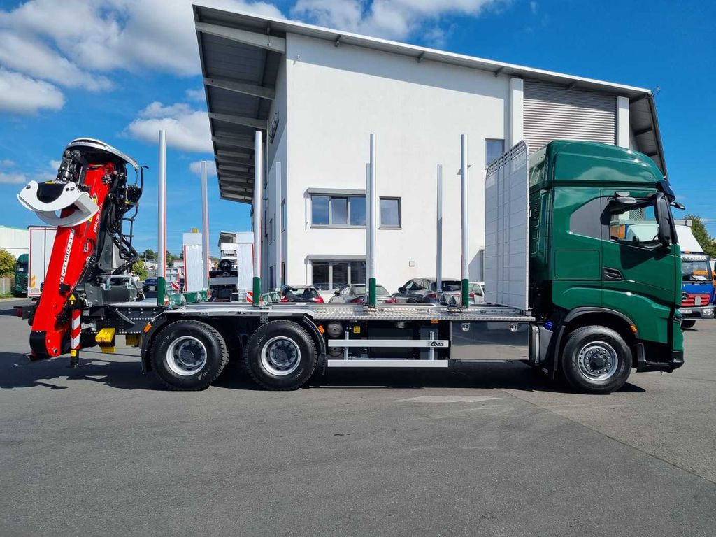 Iveco X-Way AS300X57 Z/P HR ON+ 6x4 (6x6 Hi Traction) - Holztransporter, Autokran: das Bild 5 Iveco X-Way AS300X57 Z/P HR ON+ 6x4 (6x6 Hi Traction) - Holztransporter, Autokran: das Bild 5