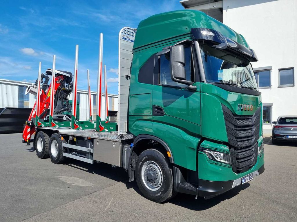 Iveco X-Way AS300X57 Z/P HR ON+ 6x4 (6x6 Hi Traction) - Holztransporter, Autokran: das Bild 3 Iveco X-Way AS300X57 Z/P HR ON+ 6x4 (6x6 Hi Traction) - Holztransporter, Autokran: das Bild 3