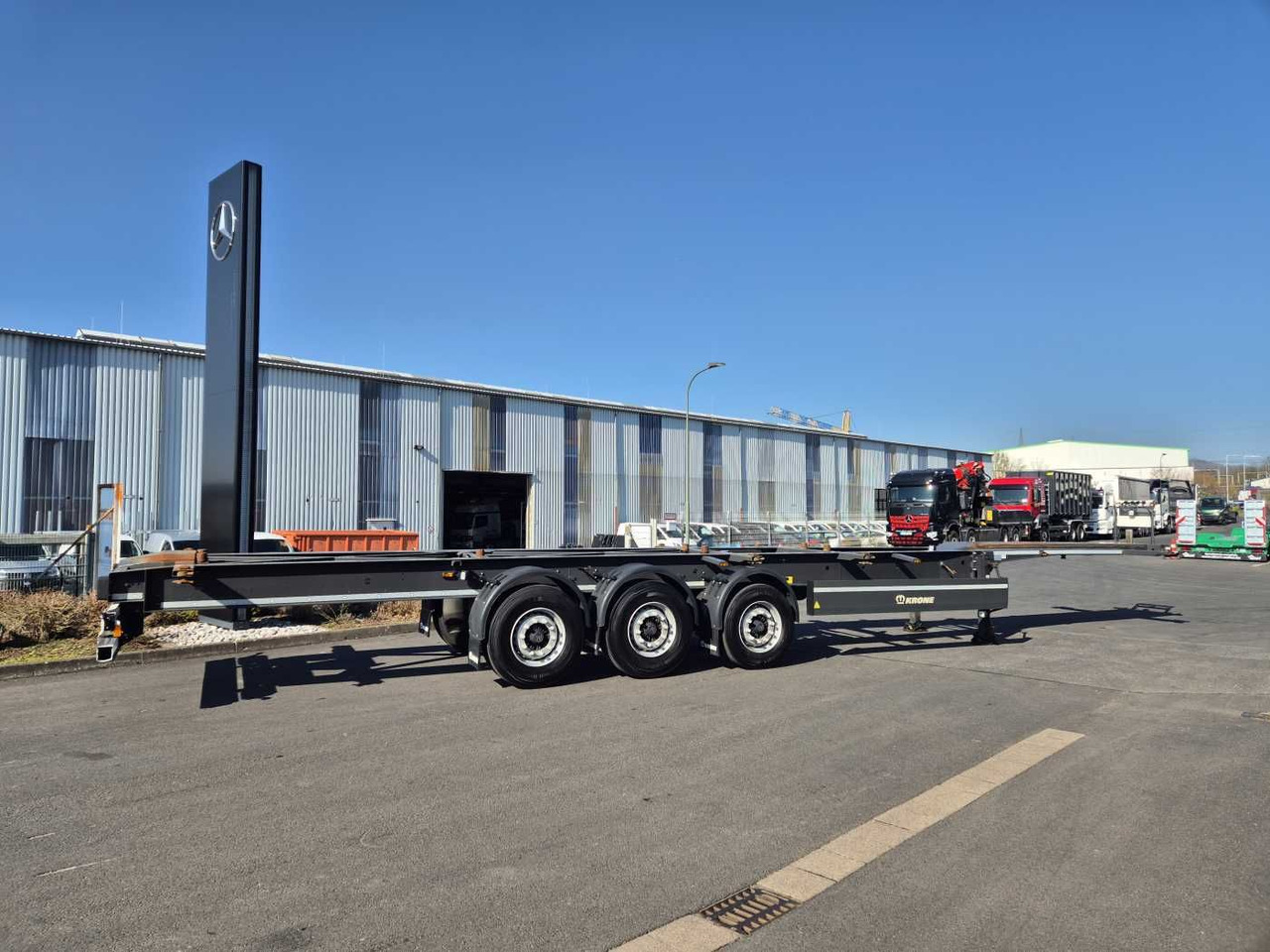 Krone SD BDF BPW-Achsen Liftachse mitte Container - Container/ Wechselfahrgestell Auflieger: das Bild 4 Krone SD BDF BPW-Achsen Liftachse mitte Container - Container/ Wechselfahrgestell Auflieger: das Bild 4