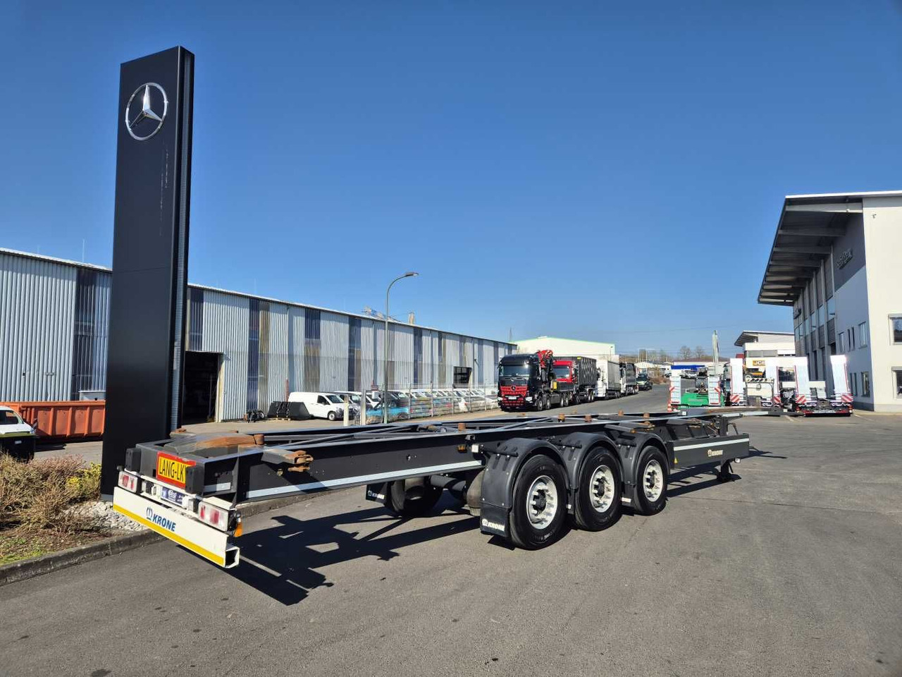Krone SD BDF BPW-Achsen Liftachse mitte Container - Container/ Wechselfahrgestell Auflieger: das Bild 1 Krone SD BDF BPW-Achsen Liftachse mitte Container - Container/ Wechselfahrgestell Auflieger: das Bild 1