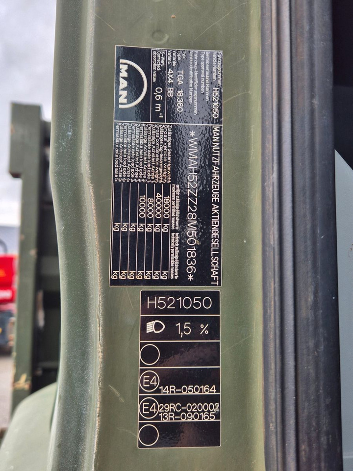 Pritsche LKW MAN TGA 18.360 4x4 BB Pritsche Single Bereifung: das Bild 26 Pritsche LKW MAN TGA 18.360 4x4 BB Pritsche Single Bereifung: das Bild 26