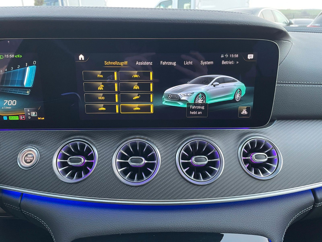 Coupé Mercedes-Benz AMG GT 53 4M AirM+StdH+Burm3D+360°+PAGA+HUD: das Bild 18 Coupé Mercedes-Benz AMG GT 53 4M AirM+StdH+Burm3D+360°+PAGA+HUD: das Bild 18