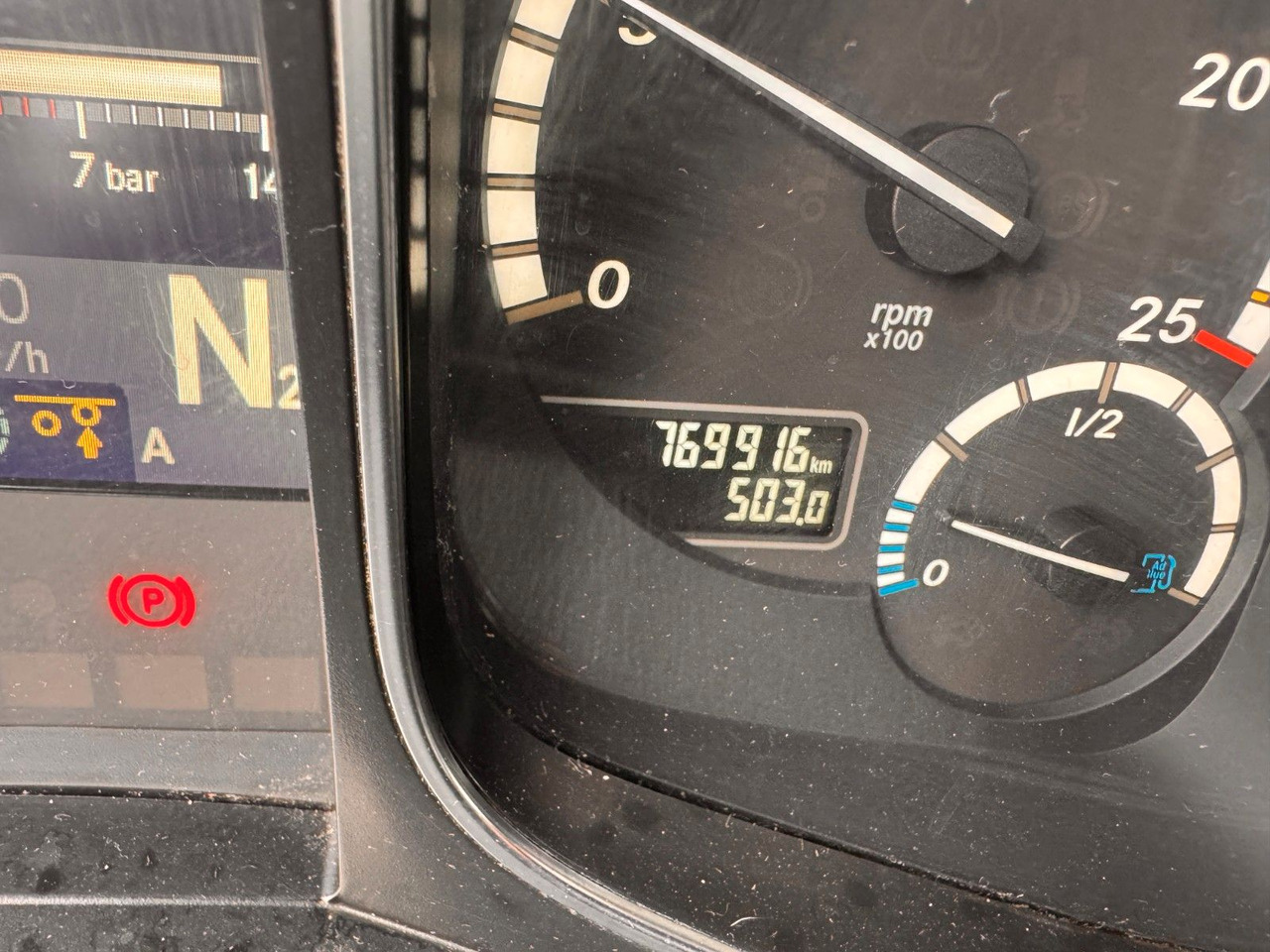 Plane LKW Mercedes-Benz Actros 2542 LnR 6x2 Retarder Standklima: das Bild 18