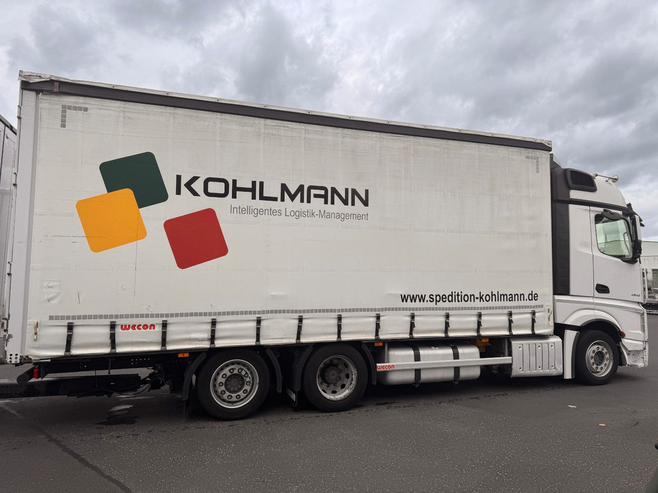 Plane LKW Mercedes-Benz Actros 2542 LnR 6x2 Retarder Standklima: das Bild 22