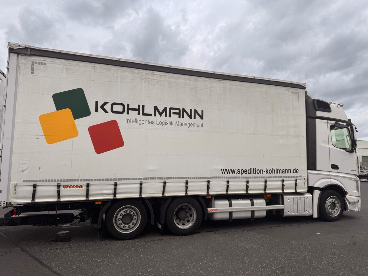 Plane LKW Mercedes-Benz Actros 2542 LnR 6x2 Retarder Standklima: das Bild 7