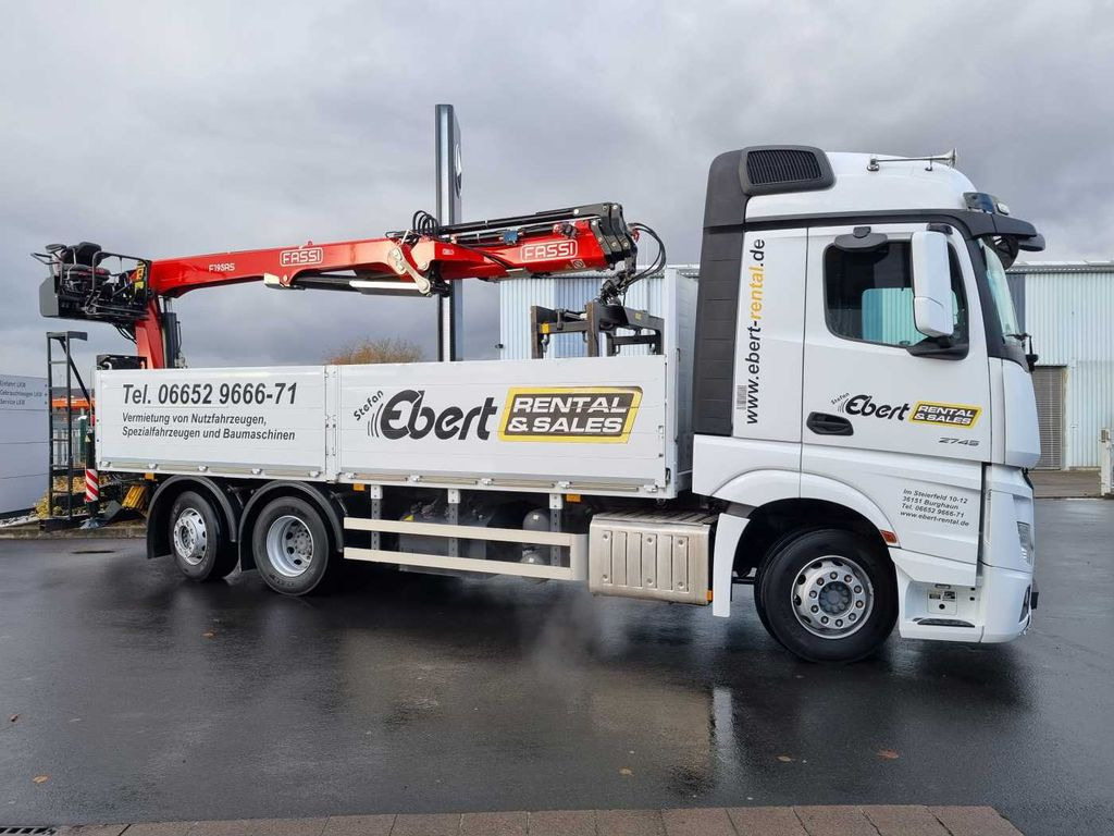 Mercedes-Benz Actros 2745 L 6x2 Baustoffpritsche+Kran Retarder - Pritsche LKW, Autokran: das Bild 5 Mercedes-Benz Actros 2745 L 6x2 Baustoffpritsche+Kran Retarder - Pritsche LKW, Autokran: das Bild 5