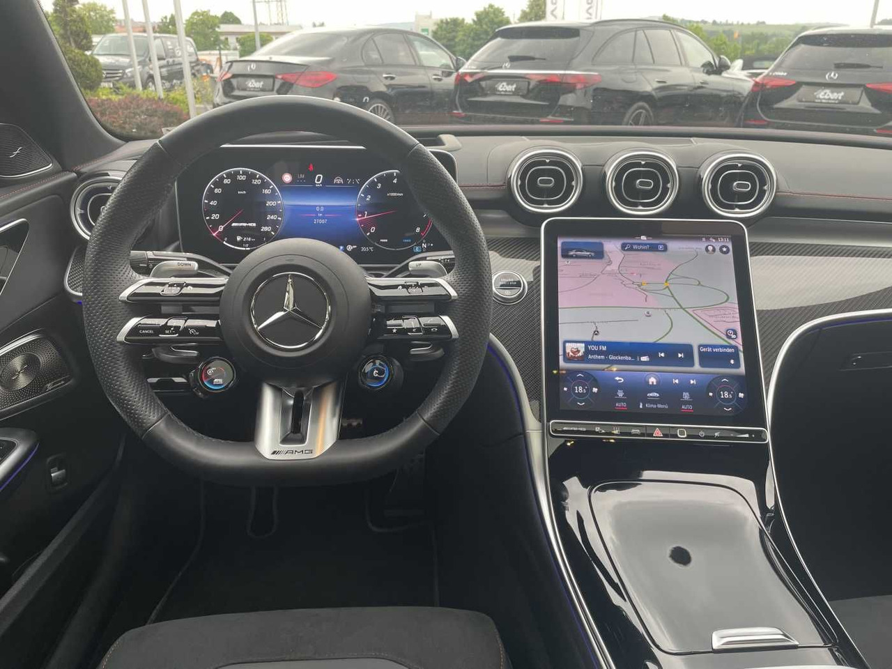 Limousine Mercedes-Benz C 43 AMG Digital+Burm+Distr+360+HUD+AHK+ Carbon: das Bild 9
