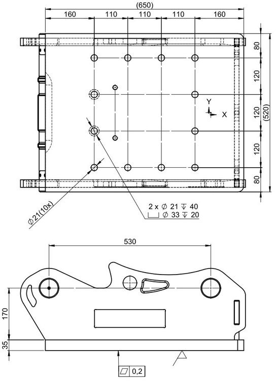 Schnellwechsler neu kaufen OilQuick OQ65 Adapterplatte für Westtech & mehr: das Bild 12