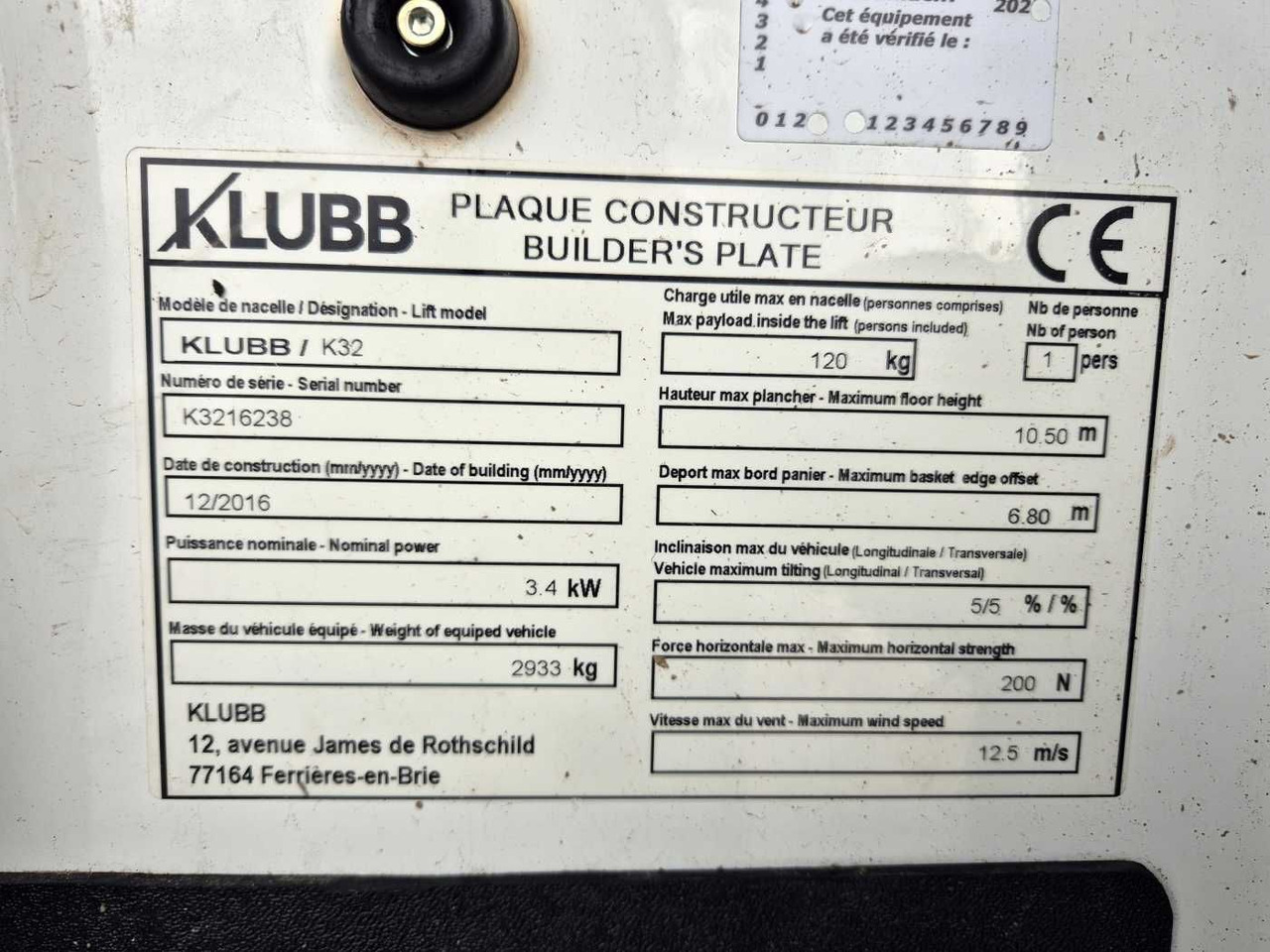 LKW mit Arbeitsbühne Opel Movano 2.3 CDTI /KLUBB K32, 12,5m: das Bild 12 LKW mit Arbeitsbühne Opel Movano 2.3 CDTI /KLUBB K32, 12,5m: das Bild 12