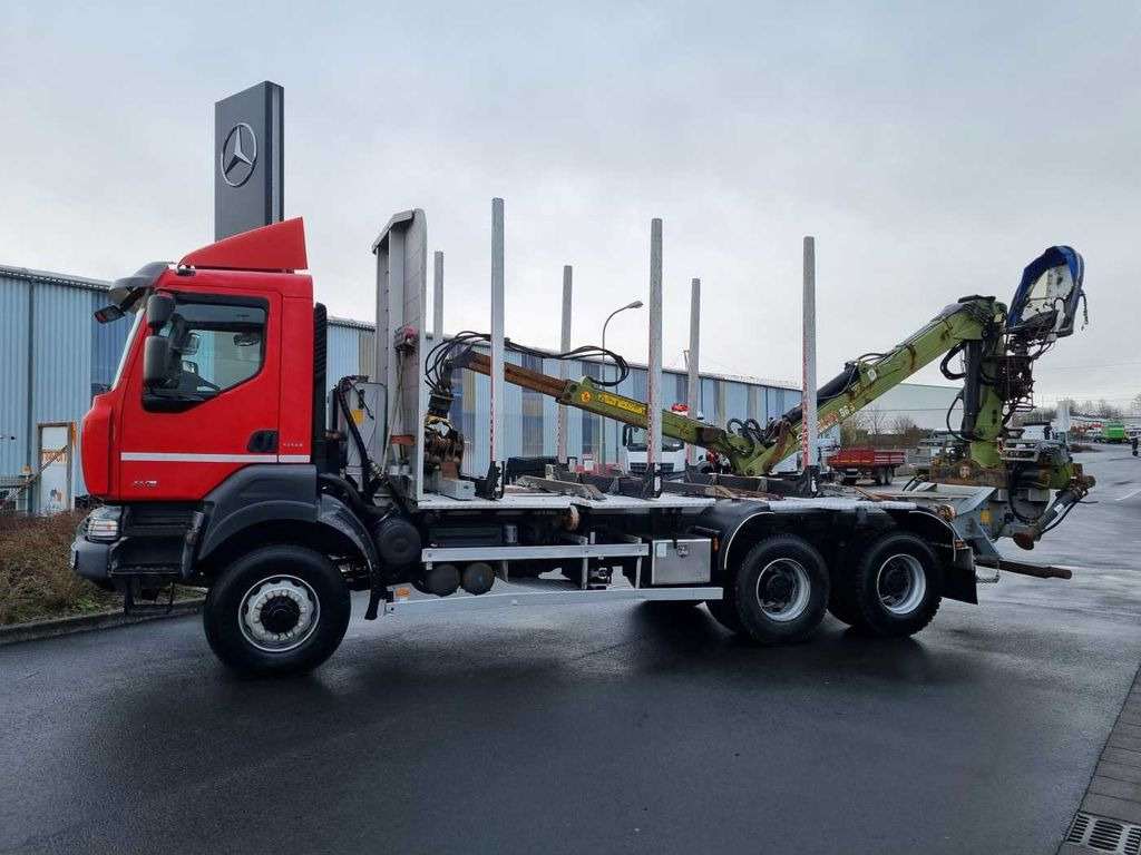 Renault Kerax 460.35 DXI 6x6 Loglift 96 S blatt/blatt - Holztransporter, Autokran: das Bild 4 Renault Kerax 460.35 DXI 6x6 Loglift 96 S blatt/blatt - Holztransporter, Autokran: das Bild 4