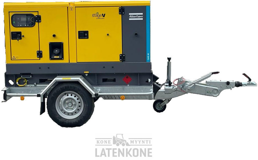 Atlas Copco QAS 45 50 Hz Generaattori StageV vetovarustuksella - Stromgenerator: das Bild 1 Atlas Copco QAS 45 50 Hz Generaattori StageV vetovarustuksella - Stromgenerator: das Bild 1
