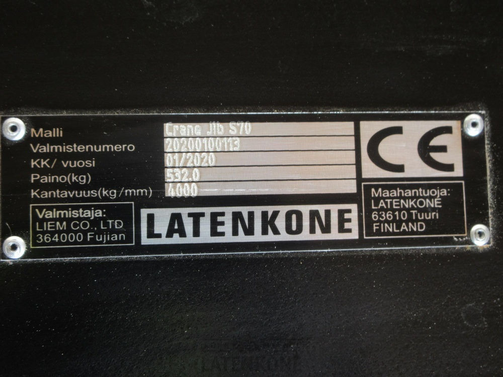 Ausleger für Bagger Laten Kaivinkoneen nostopuomi 4ton S70: das Bild 13