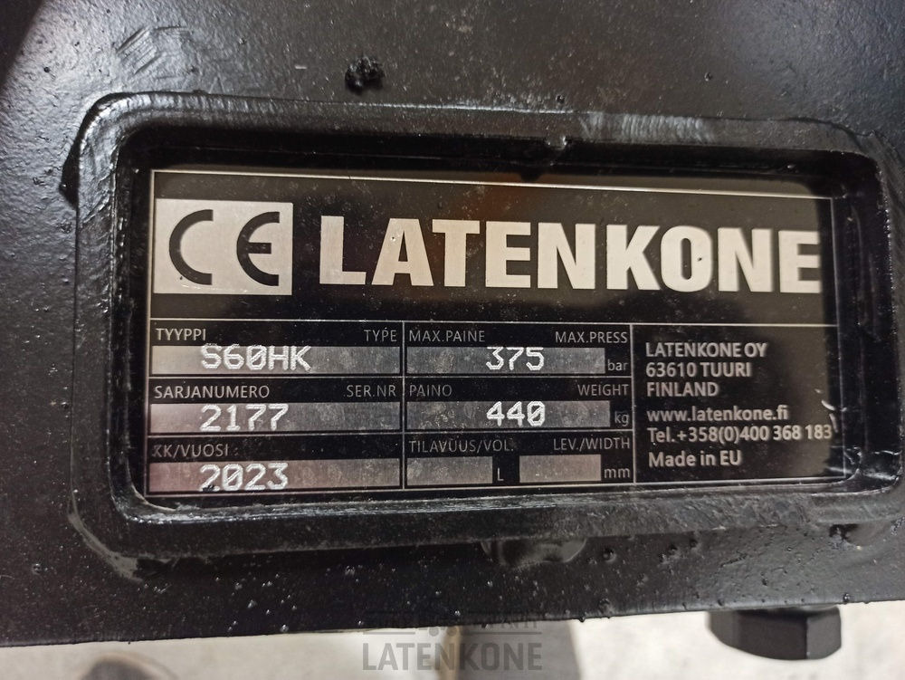 Schnellwechsler für Baumaschine Laten Kallistuva pikaliitin S60 13-18ton hyd. 2-syl. TS: das Bild 12