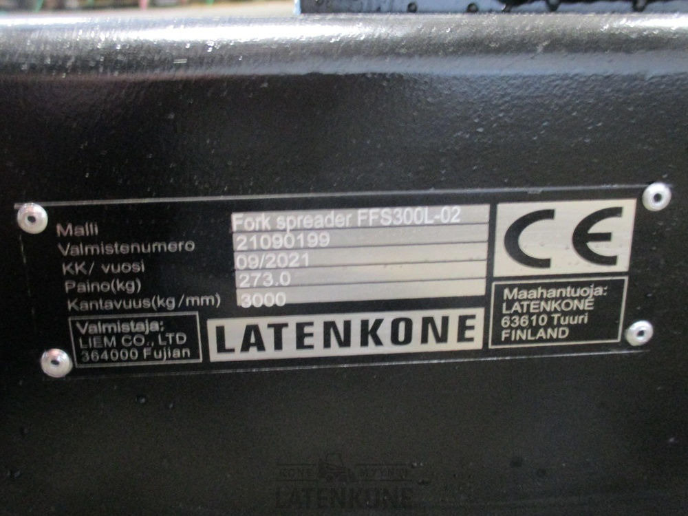 Gabel für Baumaschine Laten Trukkipiikkien levityssovite 3000kg: das Bild 18