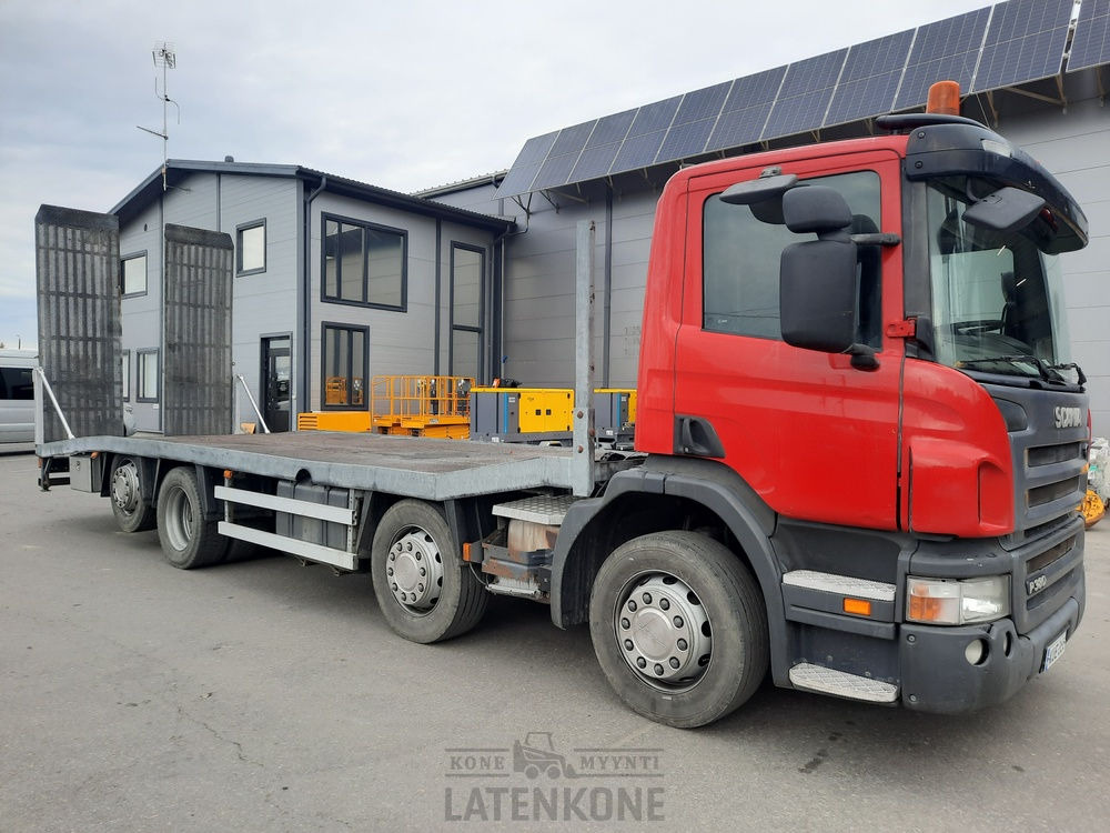 Scania P380 8x2 koneenkuljetusauto - Autotransporter LKW: das Bild 2 Scania P380 8x2 koneenkuljetusauto - Autotransporter LKW: das Bild 2
