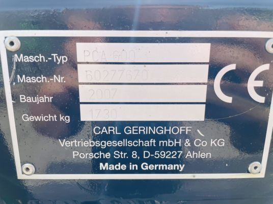 Geringhoff PCA 600 - Pflückvorsatz für Mähdrescher: das Bild 3 Geringhoff PCA 600 - Pflückvorsatz für Mähdrescher: das Bild 3