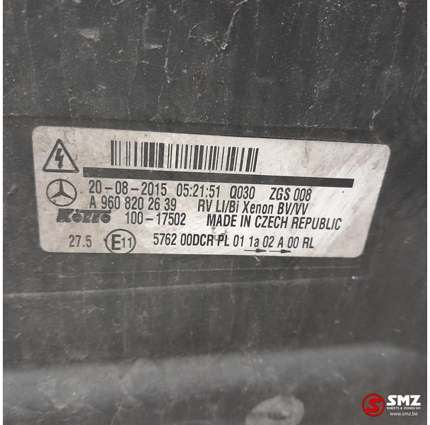 Mercedes-Benz Occ koplamp links Mercedes - Hauptscheinwerfer für LKW: das Bild 3 Mercedes-Benz Occ koplamp links Mercedes - Hauptscheinwerfer für LKW: das Bild 3