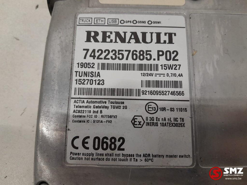 Steuergerät für LKW Renault Occ ECU Telematic Gateway regeleenheid Renault: das Bild 6 Steuergerät für LKW Renault Occ ECU Telematic Gateway regeleenheid Renault: das Bild 6