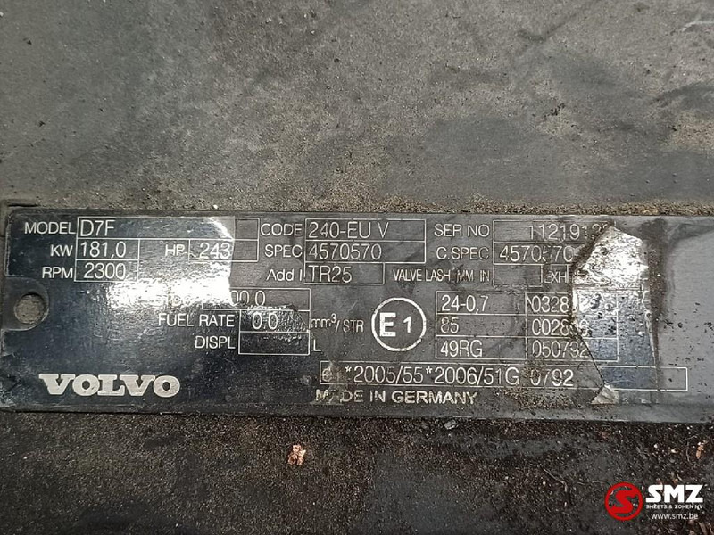 Volvo Occ motor D7F 240EUV Volvo - Motor für LKW: das Bild 5 Volvo Occ motor D7F 240EUV Volvo - Motor für LKW: das Bild 5
