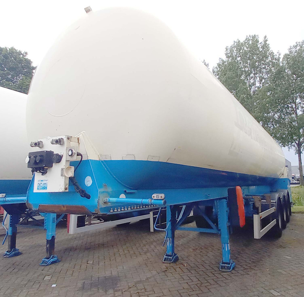 AGA Cryo Gas tank semi-trailer cryogenic used for nitrogen, argon, oxygen, LIN, LOX, LAR. - Tankauflieger: das Bild 2 AGA Cryo Gas tank semi-trailer cryogenic used for nitrogen, argon, oxygen, LIN, LOX, LAR. - Tankauflieger: das Bild 2