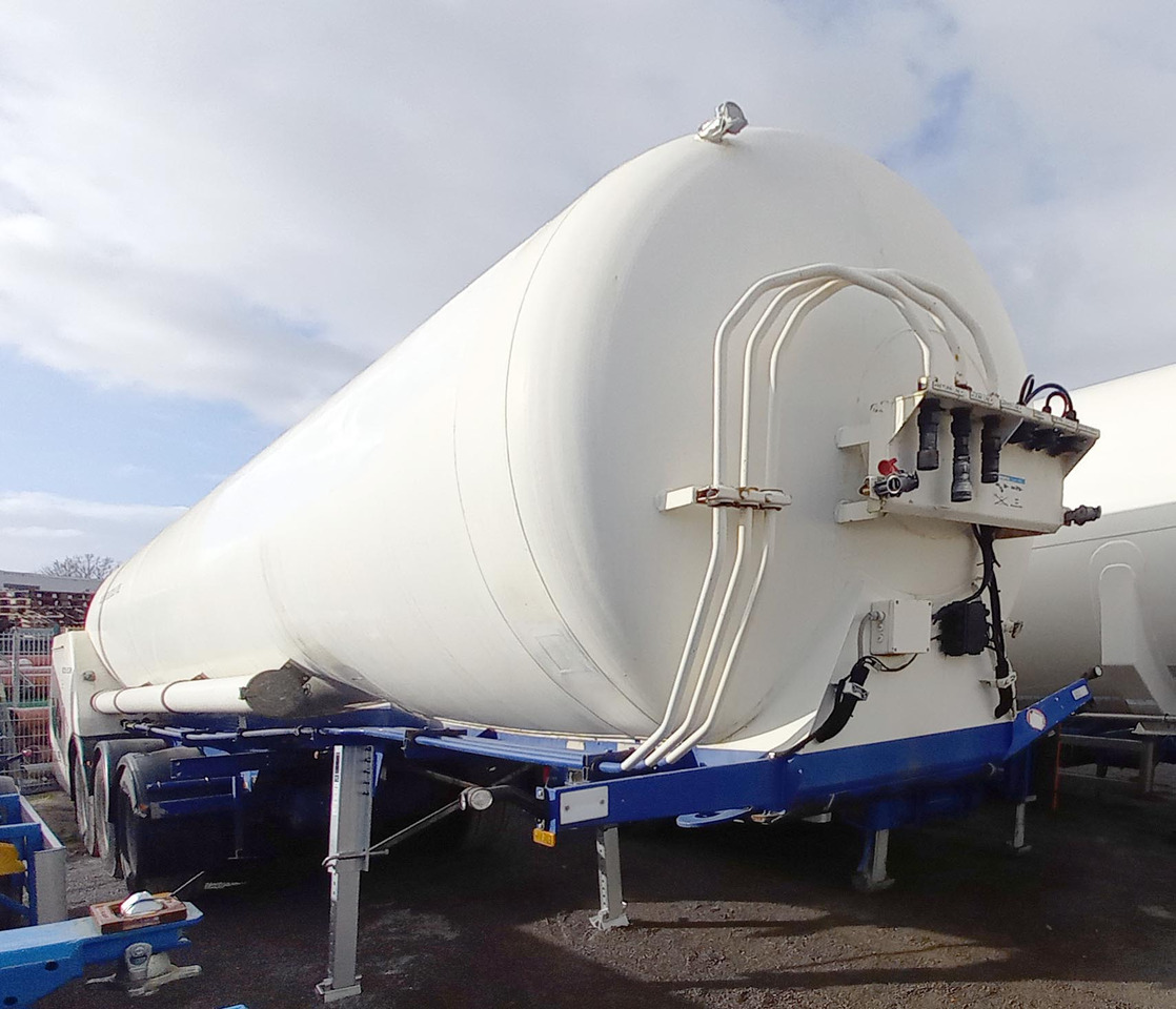 AGA Cryo Gas tank semi-trailer cryogenic used for nitrogen, argon, oxygen, LIN, LOX, LAR. - Tankauflieger: das Bild 1 AGA Cryo Gas tank semi-trailer cryogenic used for nitrogen, argon, oxygen, LIN, LOX, LAR. - Tankauflieger: das Bild 1