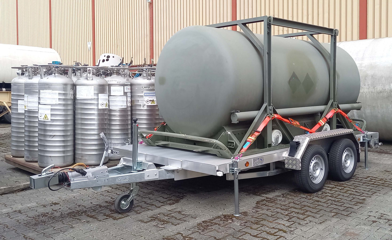 CRYOBASE Gas tank cryogenic trailer used for nitrogen, oxygen, argon - Tankanhänger: das Bild 1 CRYOBASE Gas tank cryogenic trailer used for nitrogen, oxygen, argon - Tankanhänger: das Bild 1
