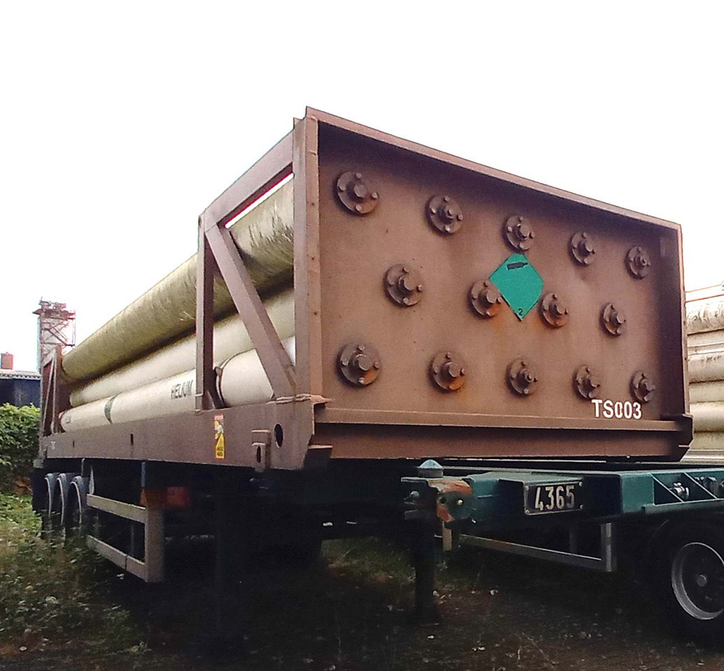 FRUEHAUF Gas, compressed helium, hydrogen, Wasserstoff, 196 bar - Tankauflieger: das Bild 1 FRUEHAUF Gas, compressed helium, hydrogen, Wasserstoff, 196 bar - Tankauflieger: das Bild 1