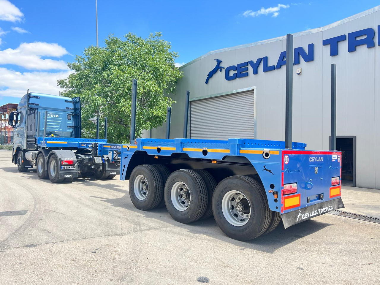 Pritschenauflieger/ Plattformauflieger neu kaufen CEYLAN 3 AXLES FLATBED&PLATFORM WITH SIDE COVER: das Bild 7