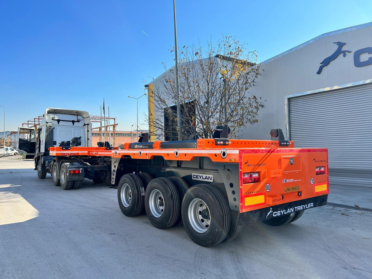 Pritschenauflieger/ Plattformauflieger neu kaufen CEYLAN 3 AXLES FLATBED&PLATFORM WITH SIDE COVER: das Bild 8