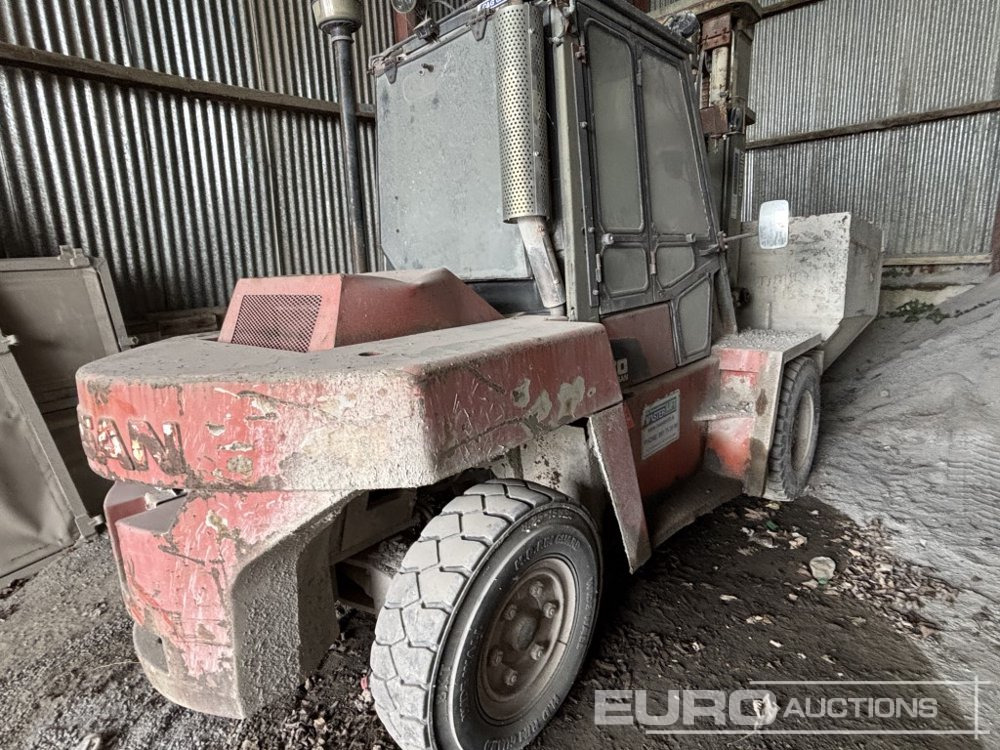 2003 Nissan 7t Diesel forklift, C/w Concrete Bin - Gabelstapler: das Bild 3 2003 Nissan 7t Diesel forklift, C/w Concrete Bin - Gabelstapler: das Bild 3