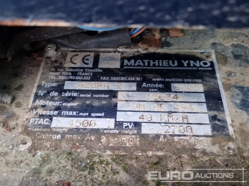 Kehrmaschine 2005 Mathieu Yno Azura2: das Bild 37 Kehrmaschine 2005 Mathieu Yno Azura2: das Bild 37