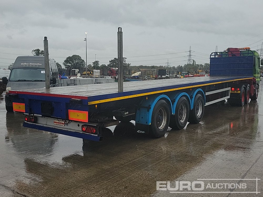 2005 Montracon Tri Axle Flatbed Trailer - Pritschenauflieger/ Plattformauflieger: das Bild 5 2005 Montracon Tri Axle Flatbed Trailer - Pritschenauflieger/ Plattformauflieger: das Bild 5