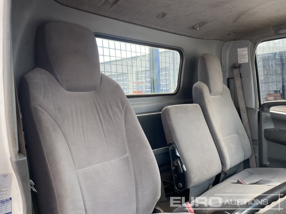 Pritsche LKW Für die Beförderung von schwere Technik 2010 Isuzu N75.190: das Bild 30