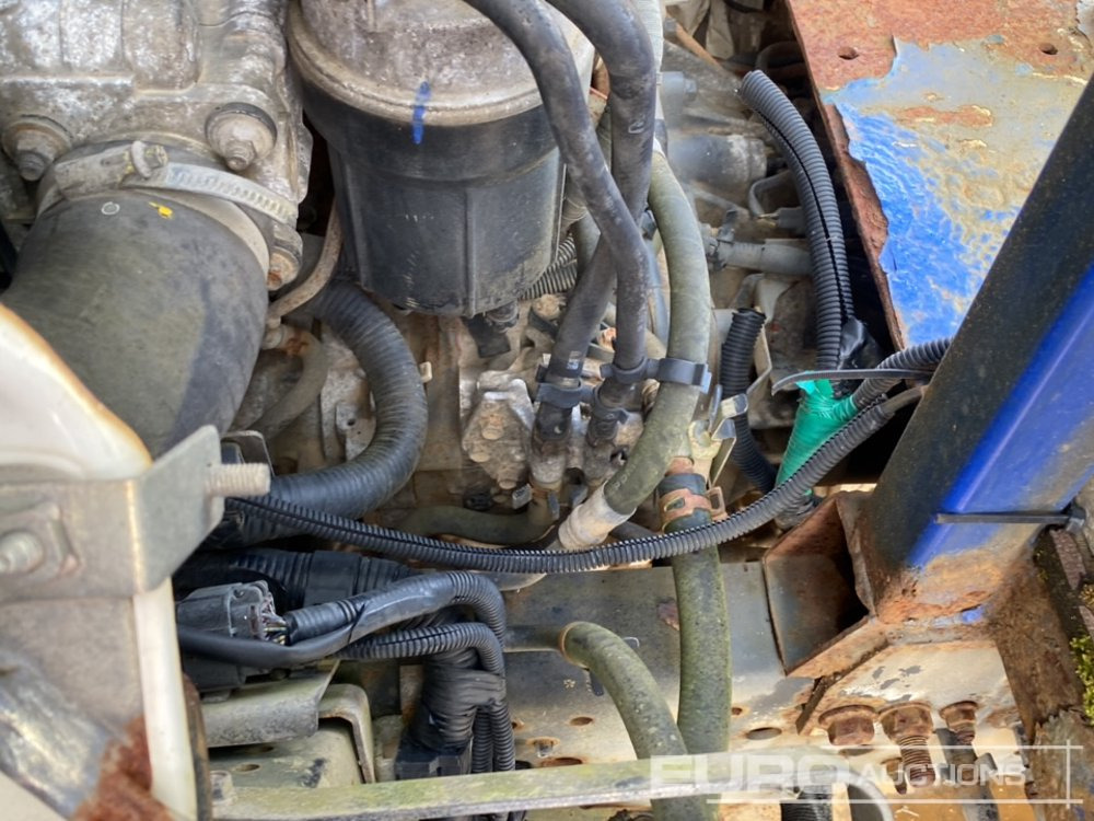 Pritsche LKW Für die Beförderung von schwere Technik 2010 Isuzu N75.190: das Bild 25